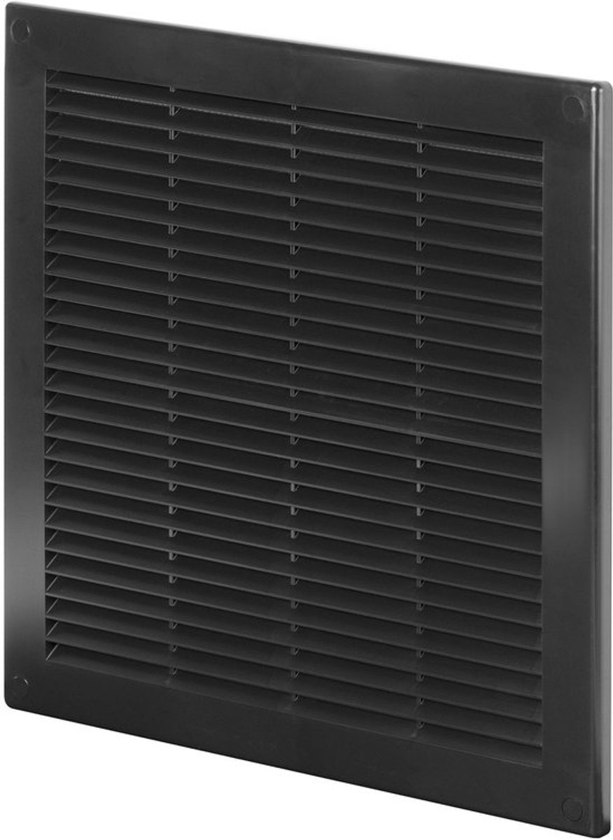 Luchtventiel 300x300mm - Ventilatierooster - Insectenrooster - Schroefgatdeksels - Wandrooster - Verstelbare accessoires