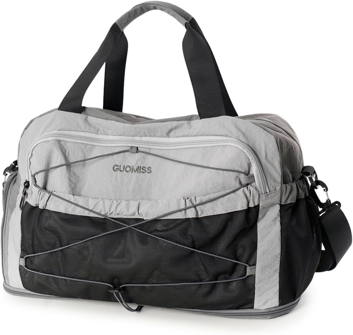 SnelShoppen - Sports Bag 30-40L Voor Mannen en Vrouwen - Lichtgewicht Uitbreidbare Reis- en Sporttas met Schoencompartiment en Vochtcompartiment - Wat
