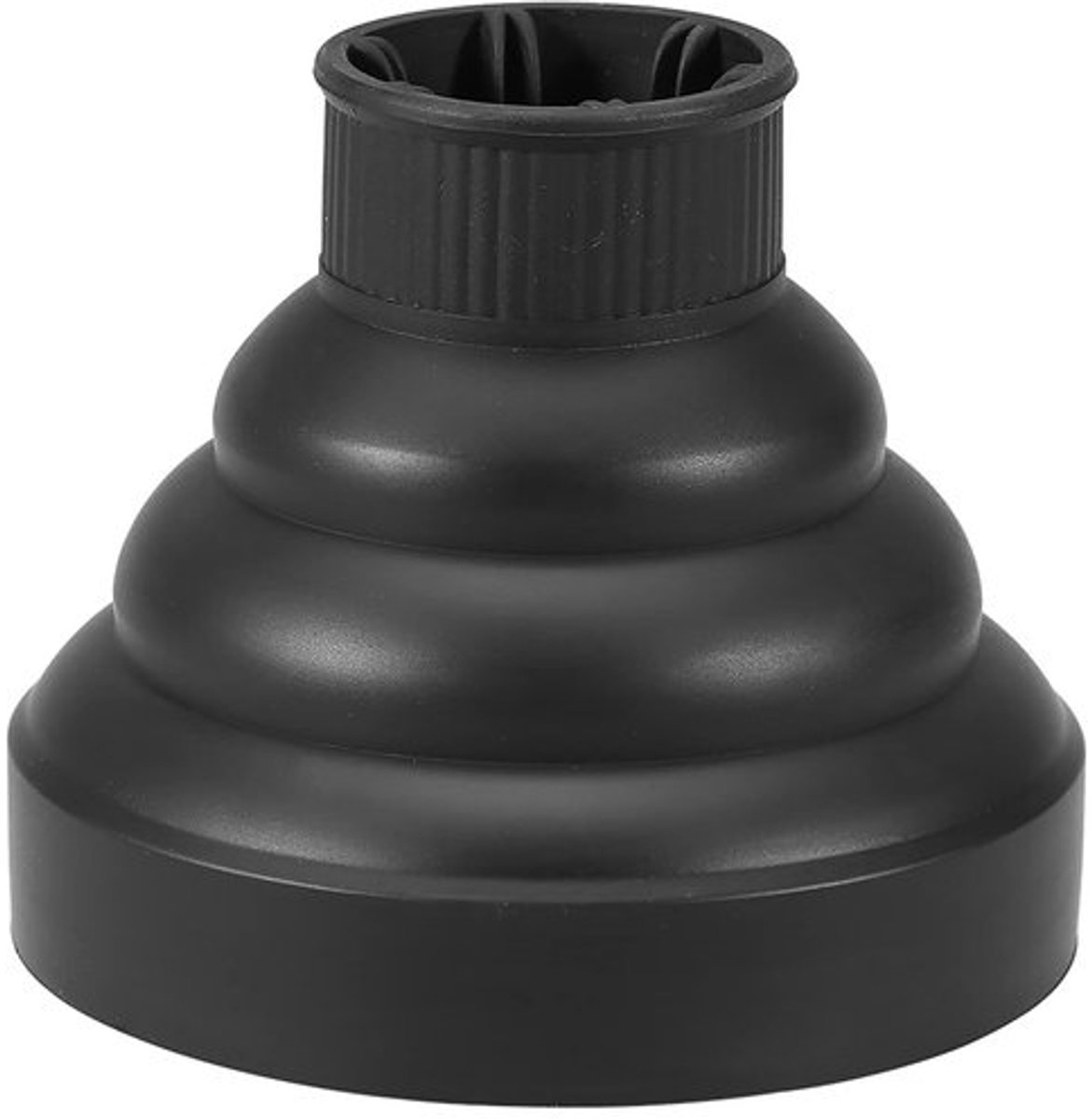 Diffuser Haarblazer - Keramische Styling Tool - Zwart - Haardroger Accessoire - Geschikt voor Krullend Haar - Opvouwbaar