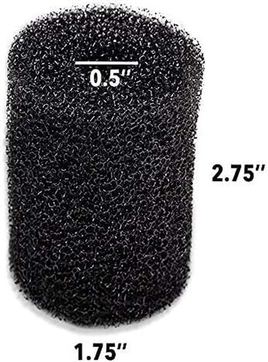 Zwembadreiniger Exacte Pasvorm - Schuim aan het Uiteinde - Polaris Modellen - 7,3 x 4,3 x 1,4 cm - Hoogwaardig Filtratieschuim - 10-delige Set - Zwembadstofzuiger