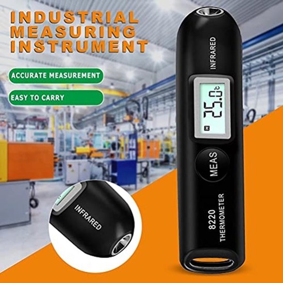 Mini Digitale Infrarood Thermometer voor Koken en Grillen