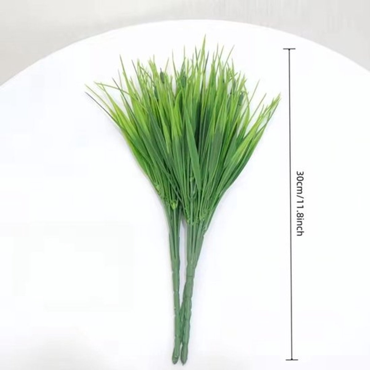 Kunstgras 12 Stuks - Kunstplanten - Decoratief - Voor Tuin/Balkon - Onderhoudsvrij - Kunststof 40 cm - Nepplanten