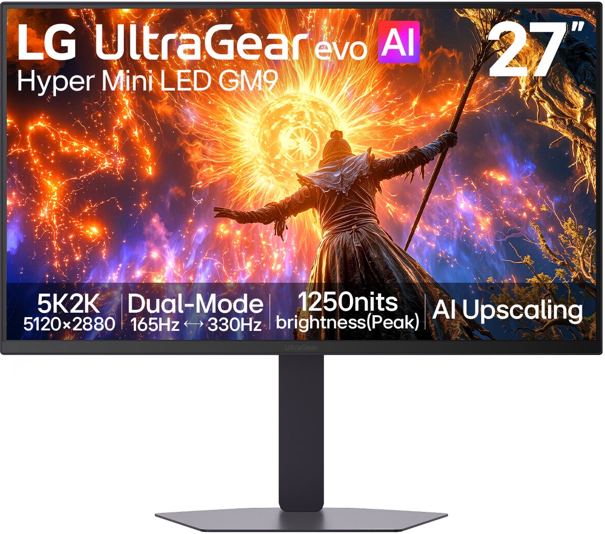 LG UltraGear 27GM950B-B Evo Hyper Mini LED 5K - Gaming Monitor - 27 inch