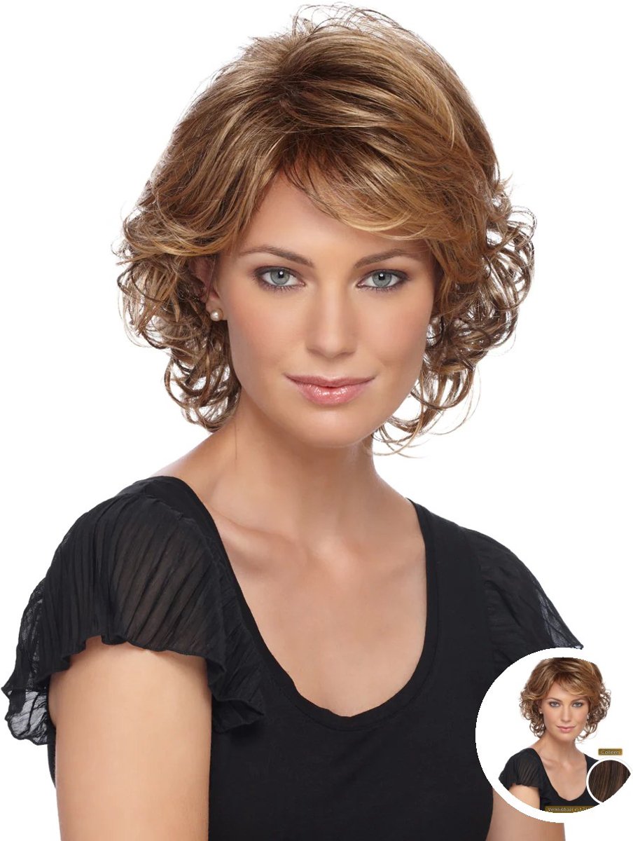 Estetica Designs Colleen Synthetisch Haarwerk - Pure Stretch Cap, Lengte Ongedefinieerd, Kleur R6/28F