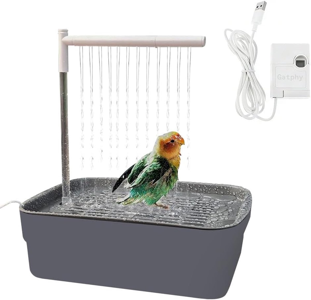 Automatische Vogelbad voor Papegaaien en Parkieten - Ideaal voor Badplezier en Verzorging
