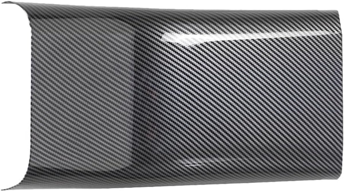 Center Console Achter Anti Kick Plate Cover in Glanzend Carbon Fiber voor Tesla Model 3 en Y, Achteruitlaat Beschermpaneel Trim