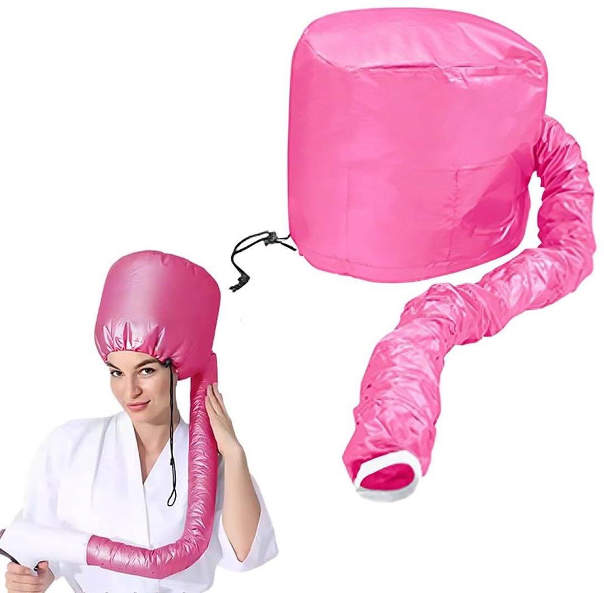 longziming -Haardroogkap voor Föhn - Diffuser Kap voor Krullend Haar - Herbruikbare Föhnmuts voor Haarverzorging - Verstelbare Droogkap voor Styling en Verzorging - 1 Stuk