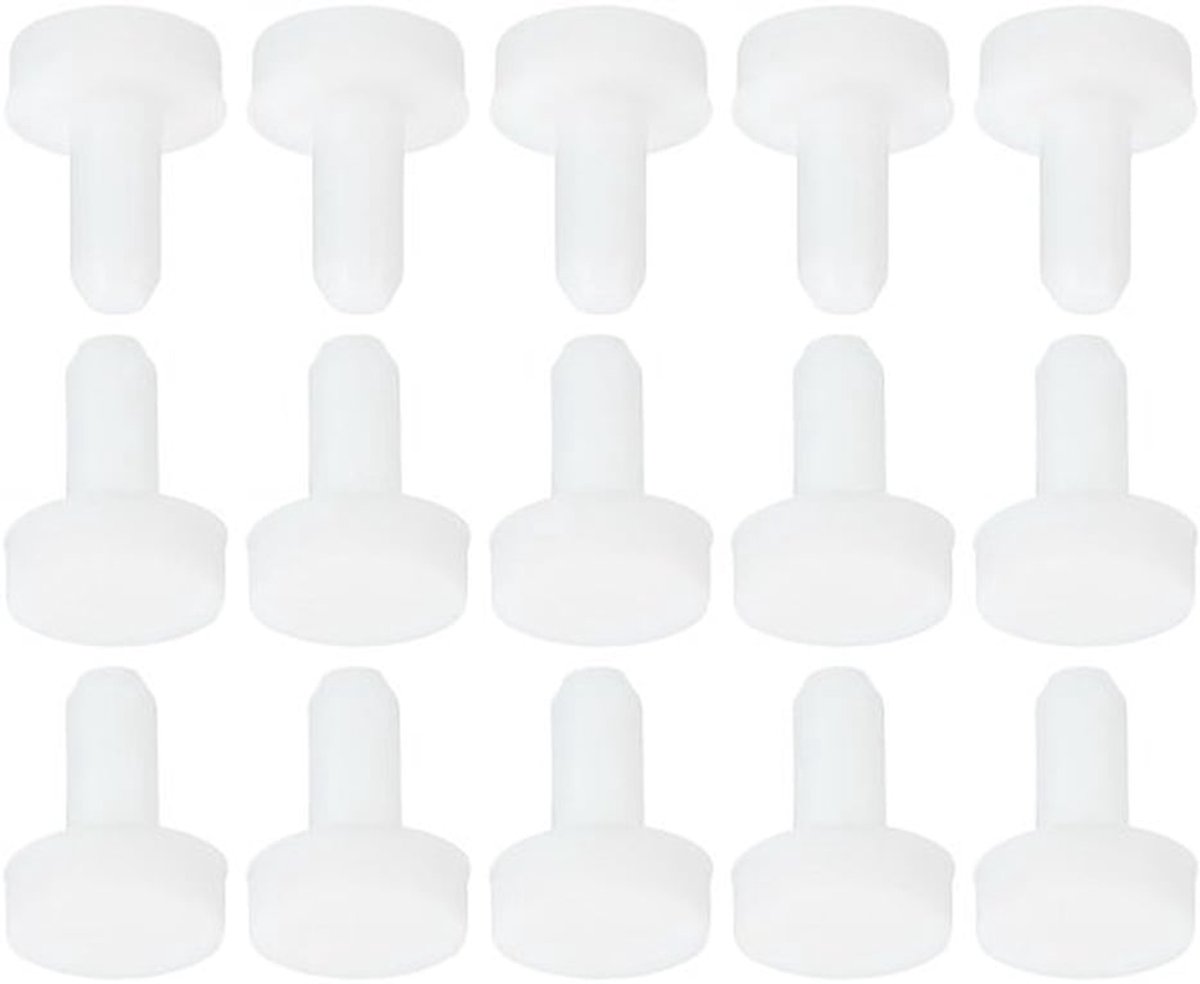 Stopper Zachte Flexibele Siliconen - Rubber Plug - 15 Stuks - Voor 2.8-3mm Gat - Duurzaam - Antislip