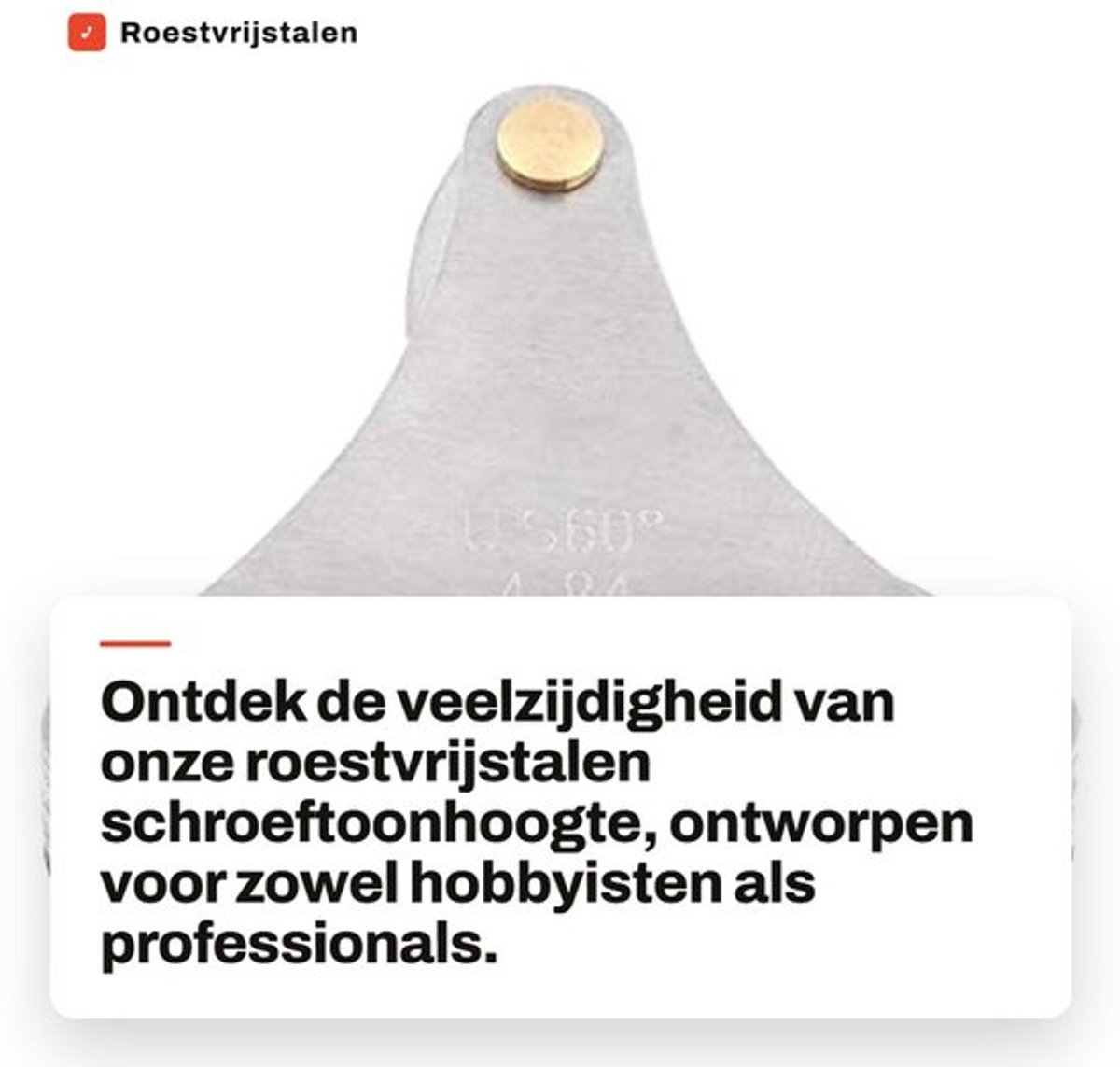 Meetgereedschap Roestvrij Staal - Draadplugmaat 60/55 Graden - Metrisch/Imperiaal - 51 Stuks - Nauwkeurige Metingen - Draadmeetgereedschap