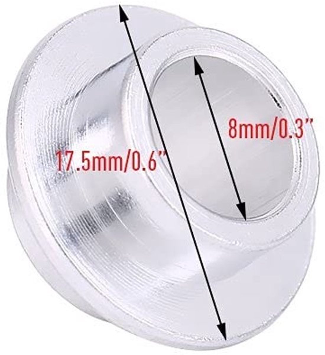 Afstandhouders 15 Stuks - Roestvrij Stalen Glijders - Reserveaccessoires Rolschaatsen - Praktisch en Duurzaam - Binnendiameter 8 mm - Skate Onderdelen