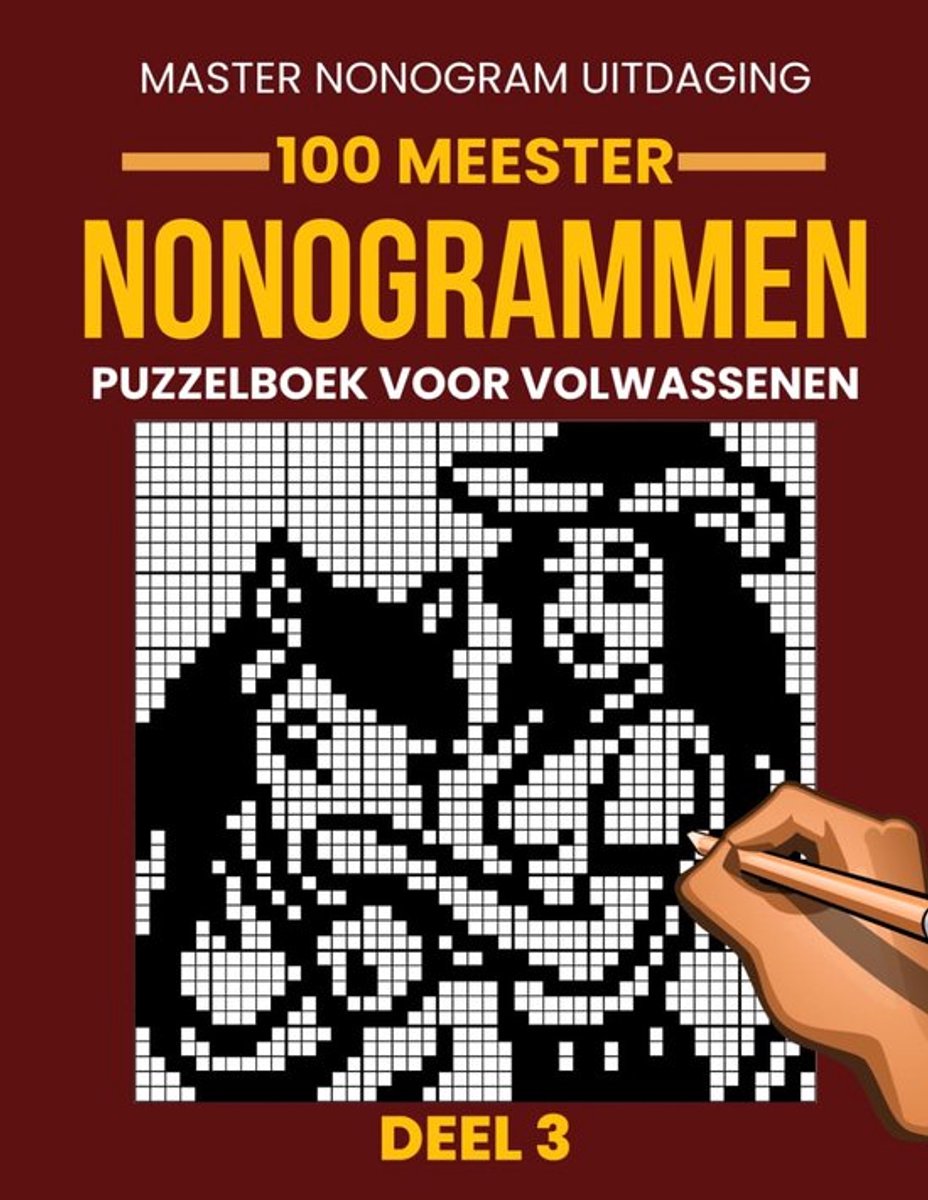 SnelShoppen - Nonogrammen Puzzelboek voor Volwassenen Deel 3 - 100 Nieuwe Uitdagende Picross Puzzels met Grote Roosters 35x35 tot 50x50 - Japanse Logi