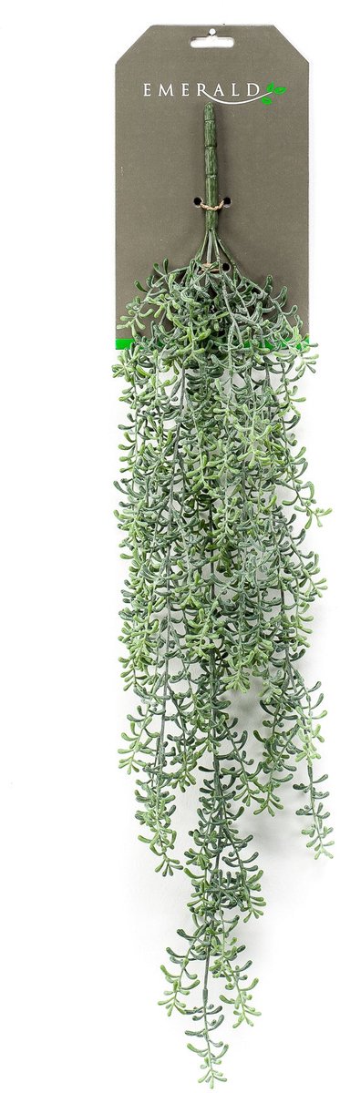 Emerald Kunst Hangplant Rhipsalis 72cm - Kunstplant voor binnen Groen