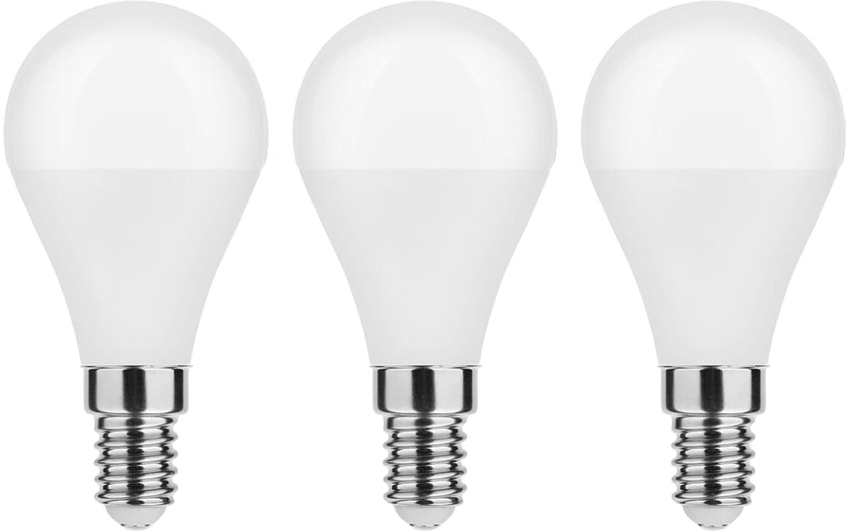 Modee E14 LED Lamp - 8.5W 806LM 2700K - Warm Wit - LED Globe Mini G45 - Vervangt 60W Halogeen Gloeilamp - 3 stuks