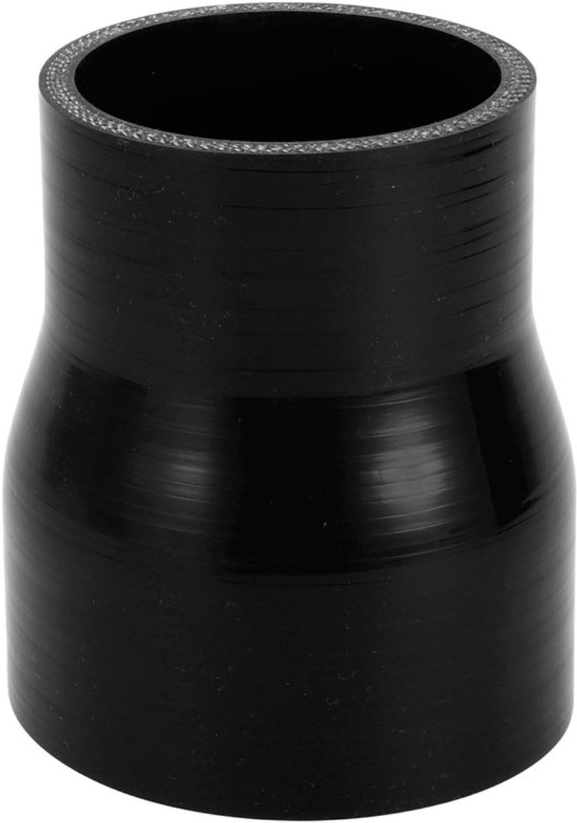 Silicone Slang 4-Laags - Binnendiameter 63mm - Lengte 100mm - Dikte 5mm - Zwart - Bestand tegen hoge temperaturen - Koelslang