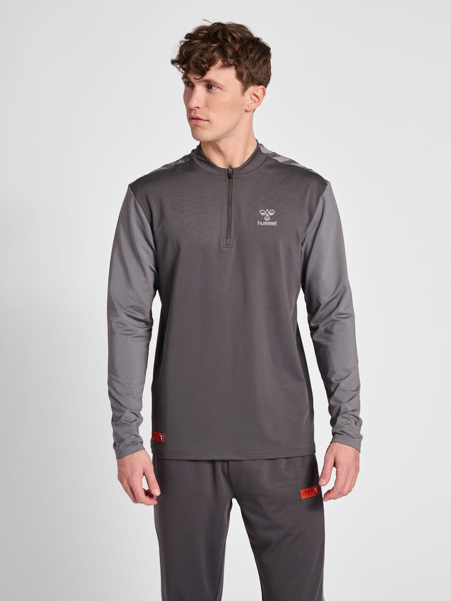 Hmlpro Grid Half Zip Training L/S