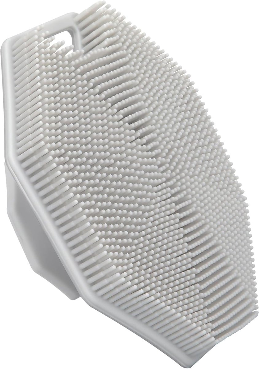 SnelShoppen - Silicone Badborstel met Haak, Zachte Douche Lichaamsborstel voor Volwassenen en Baby's, Exfoliërende en Masserende Silicone Borstel voor