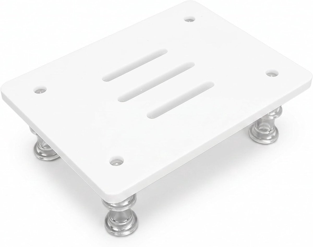 Duurzame Anti-vibratie Waterpompstandaard voor Aquariums, Stabiele Ondersteuning voor Dompelpompen, Kunststof, 16x12x4cm, Ideaal voor Grote Aquaria en Efficiënte Watercirculatie