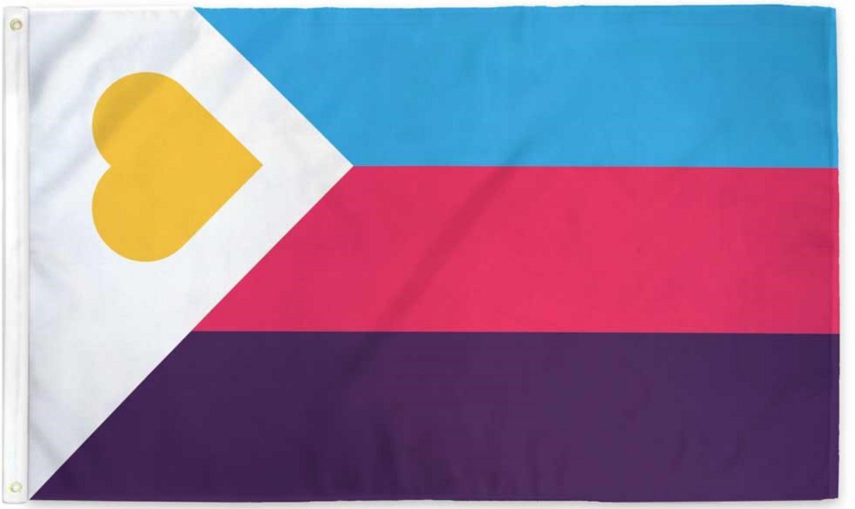 Vlag - Polyamorie - 60x90cm