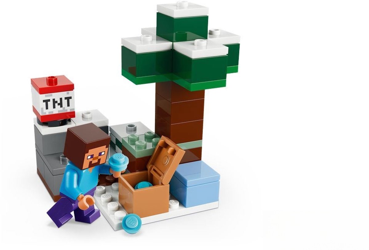 LEGO Minecraft Steve's Taiga-Avontuur Videogame Bouwpakket voor Kinderen - 21583 — cadeau in Spellen & Speelgoed - foto 8