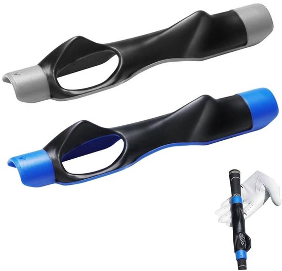 Golfgrip Trainingshulpmiddelen - Golf Grip Correctie - Golf Training - Golftrainingsmateriaal - Lichtgewicht - Robuust ABS-Materiaal - Golftraining