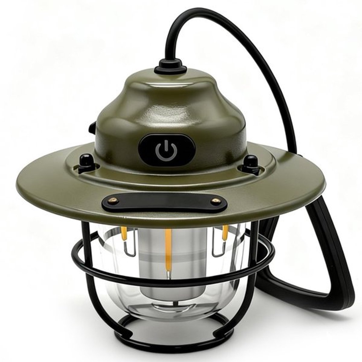 Campinglamp, oplaadbare campinglamp, draagbaar, geschikt voor stroomuitval, USB-noodzaklamp, geschikt voor buitenactiviteiten en wandelen.