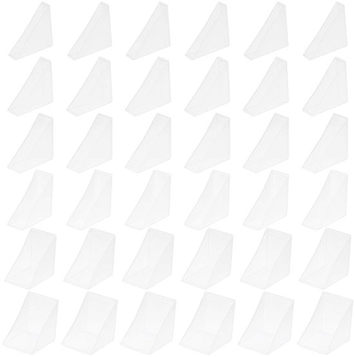 Hoekbeschermers 36 Stuks - Driehoekige Bescherming - Transparante Covers - Randbescherming voor Tafel - Veiligheid voor Baby's - Schokbestendig Plastic