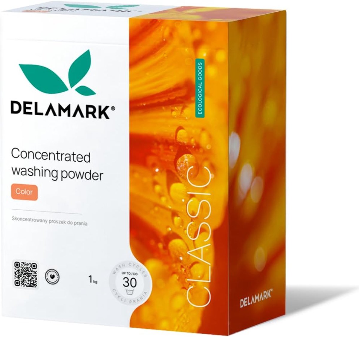 DELAMARK Geconcentreerd gekleurd waspoeder, 1 kg - ShopVlot