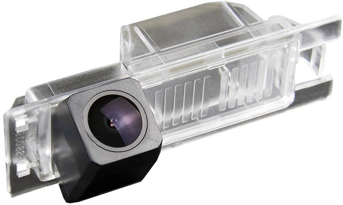 SnelShoppen - Achteruitrijcamera voor Astra H, Corsa D, Meriva A, Vectra C, Zafira B, Grande Nuovo Doblo - Geïntegreerd in Kentekenplaatverlichting, E