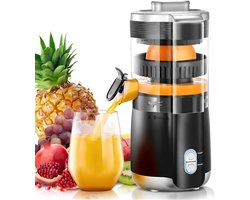 JCP® Citruspers - 100 W - Elektrische Citruspers - Automatisch - Zwart - 14cm x 16 cm x 30cm