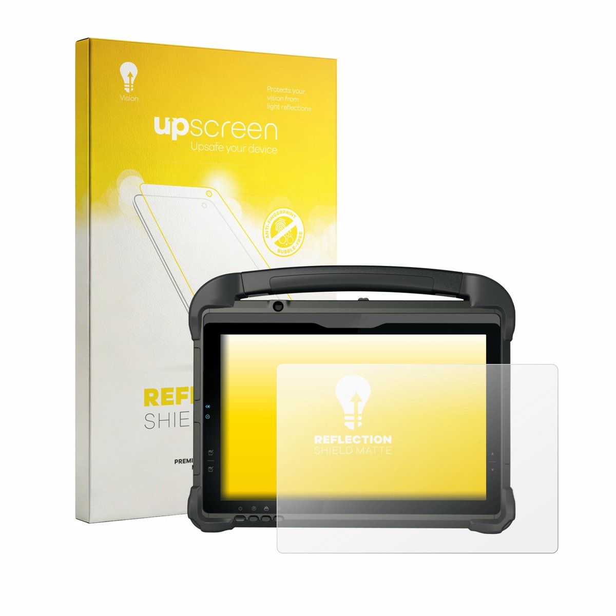 upscreen - Screenprotector voor DT Research DT301YR - Folie Beschermfolie anti glare matte