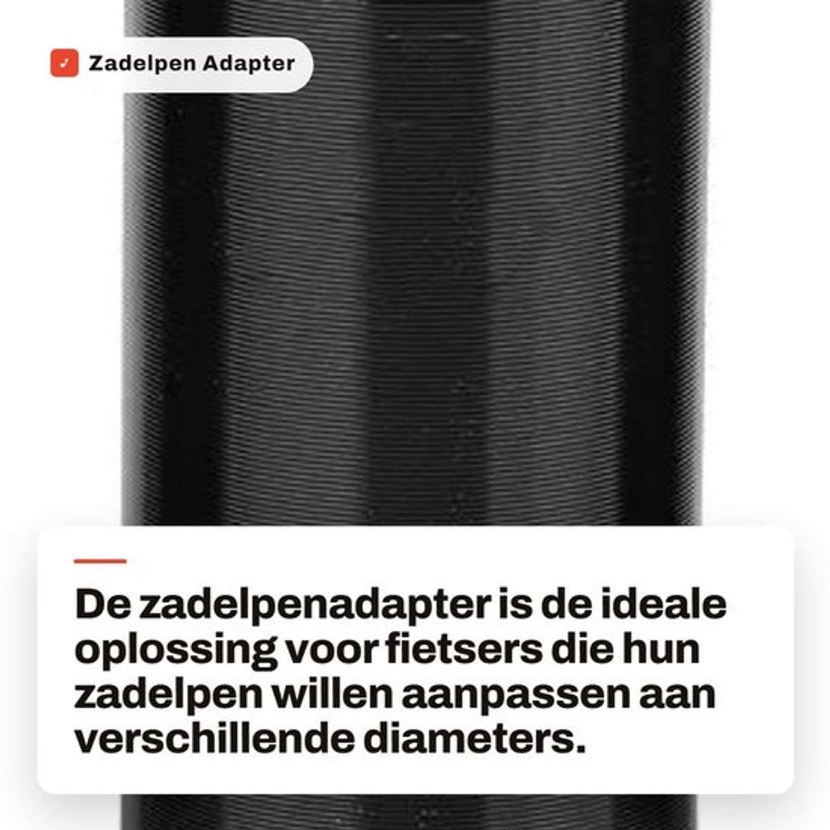 Zadelpen Adapter - Aluminiumlegering - Eenvoudig te installeren - Zadelpen Vermindering - Geschikt voor Mountainbikes en Racefietsen - 27...