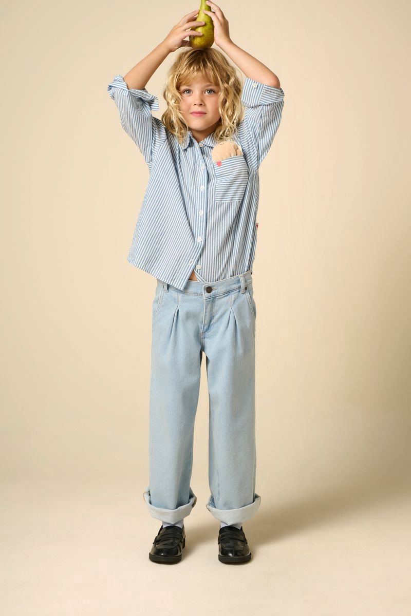Sissy-Boy - Blauwe gestreepte blouse