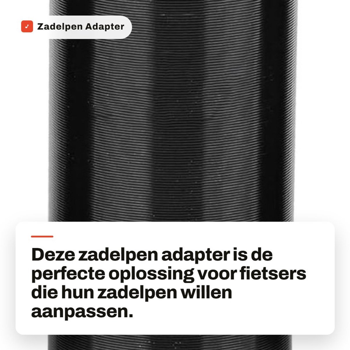 Dailygoods - Zadelpen Adapter voor Fietsen van 27.2mm naar Meerdere Maten
