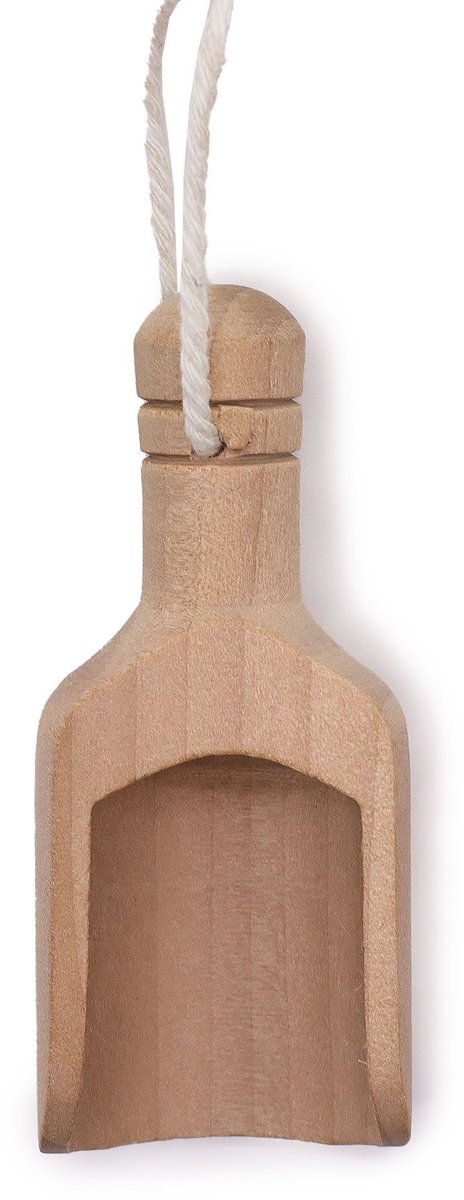 5 x Mini houten schepjes