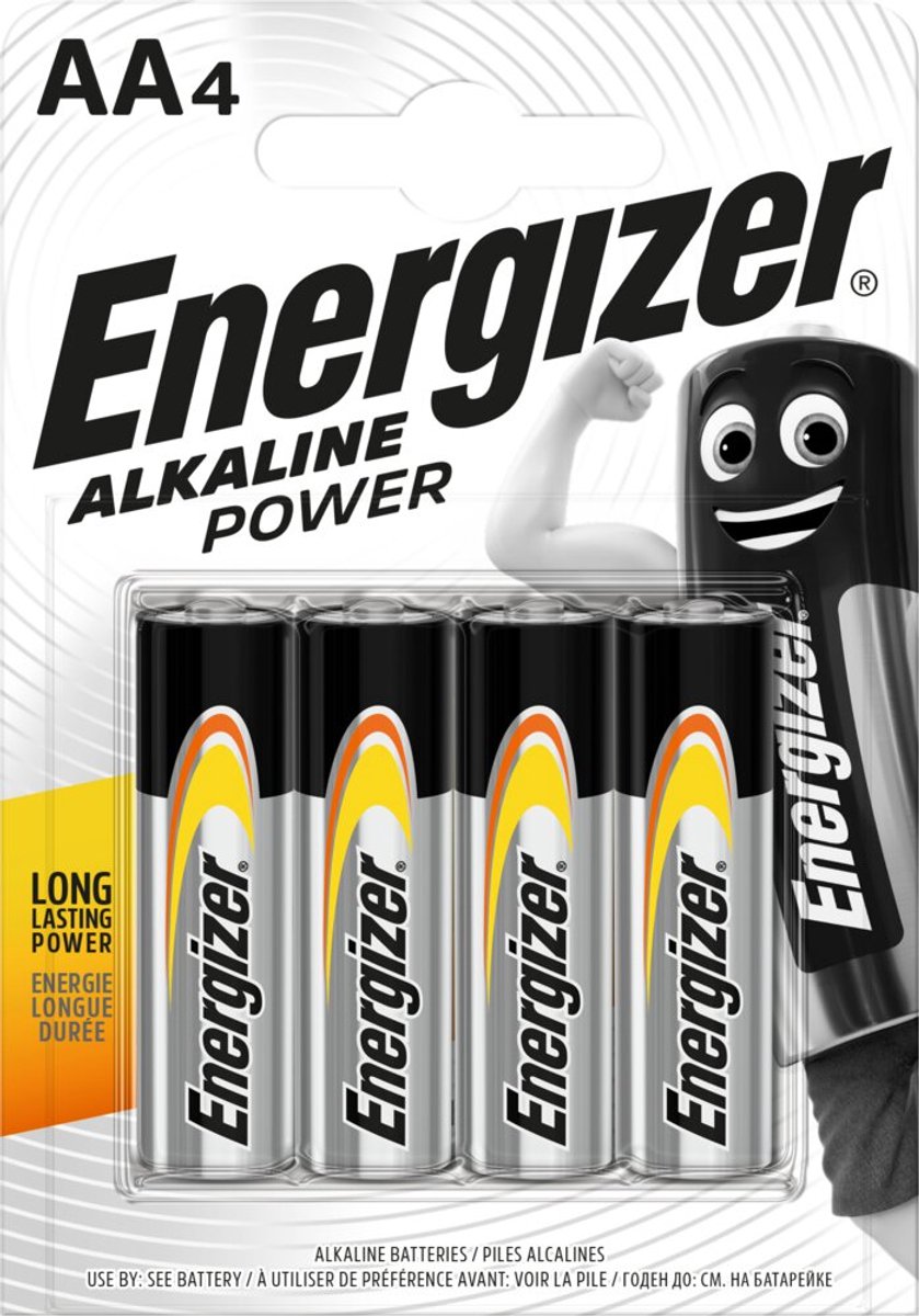 Alkaline Batterij AA 1.5 V Power 4-Blister