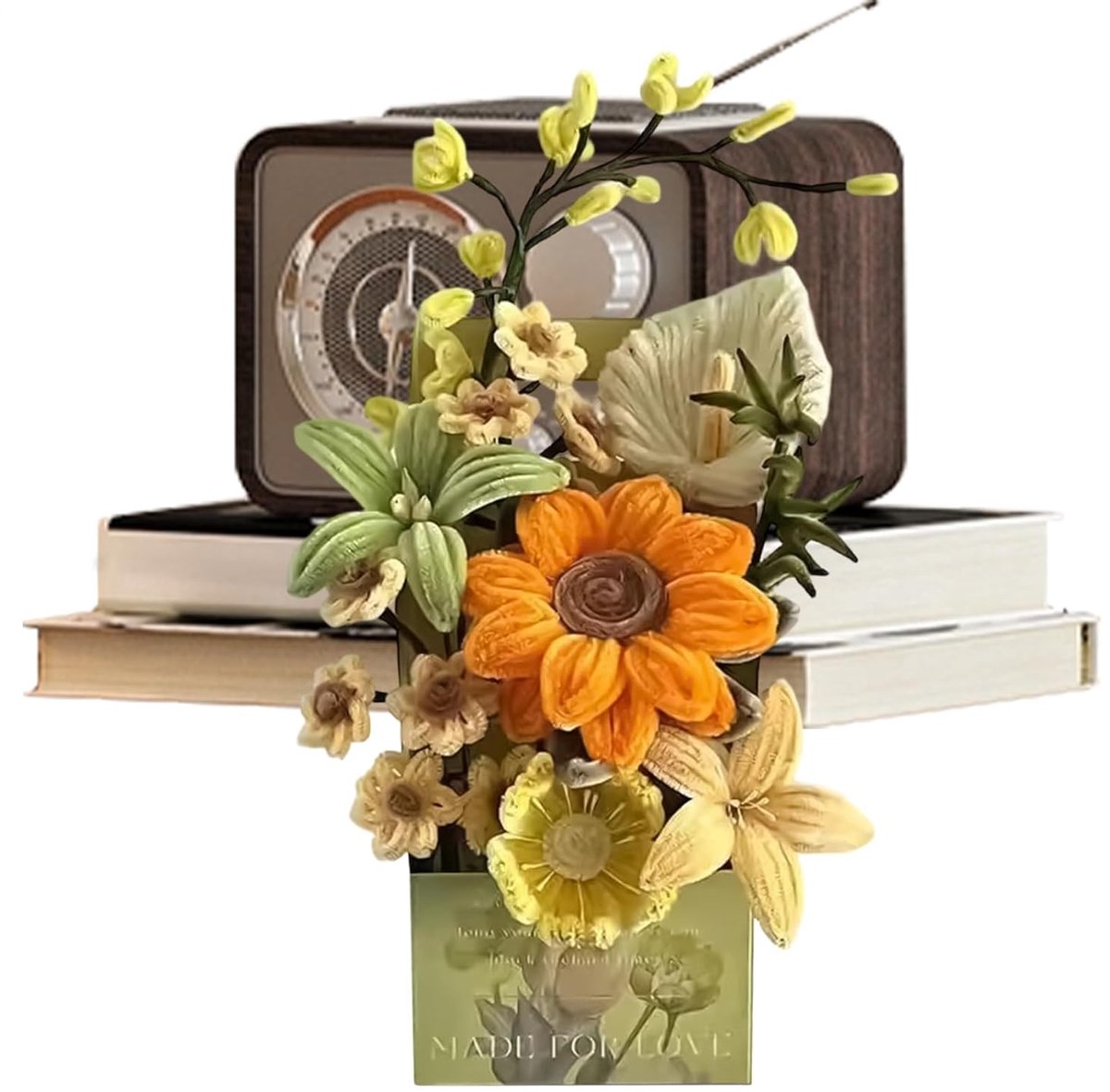 Knutselset Pijpenreinigers - Chenilledraad Bloemen - Creatief Knutselen - Zonder Lijm - 20