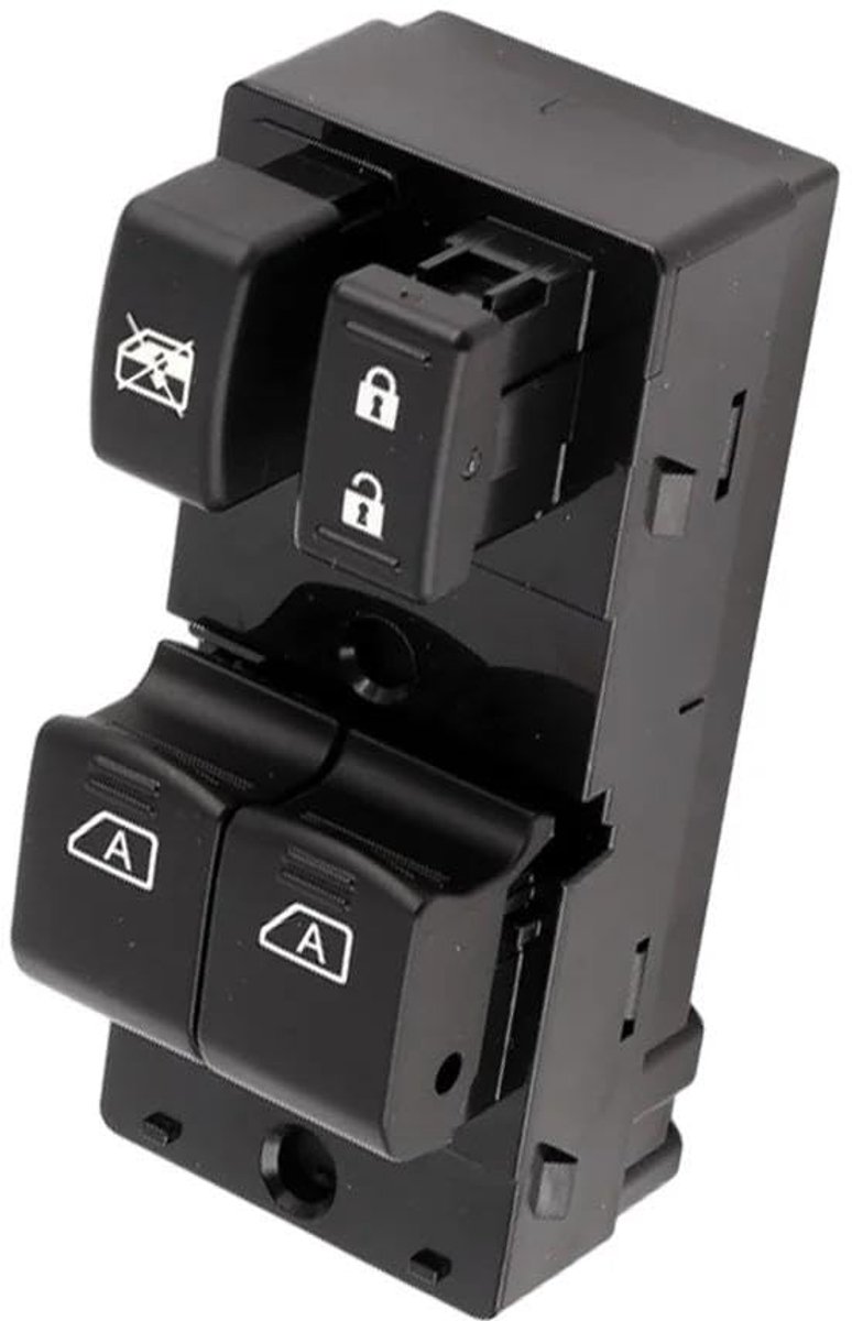 Raamschakelaar Bestuurder - Elektrische Raamknop - Auto Comfort Verbeteren - Plug-and-Play Installatie - 13 Pins - Zwart