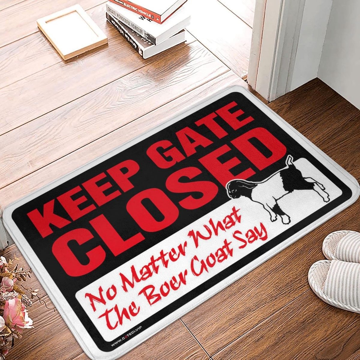 Positieve Deurmat - Grappige Mat - Voordeur Decor - Antislip Rubber - 50 x 80 cm - Meerder