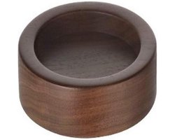 Tamper Houder - Houten Accessoire - Koffie Bereiden - Beschermt Werkblad - 5.9 x 5.9 cm - Bruin
