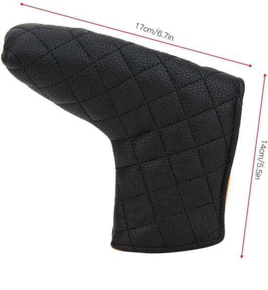 NTH products- Headcover Professioneel - PU-lederen Driver Hoes - Dikker Pluche Binnenkant - Magnetische Sluiting - Waterdicht - Duurzaam Vakmanschap - Putterhoes van Nth Products — afbeelding 2