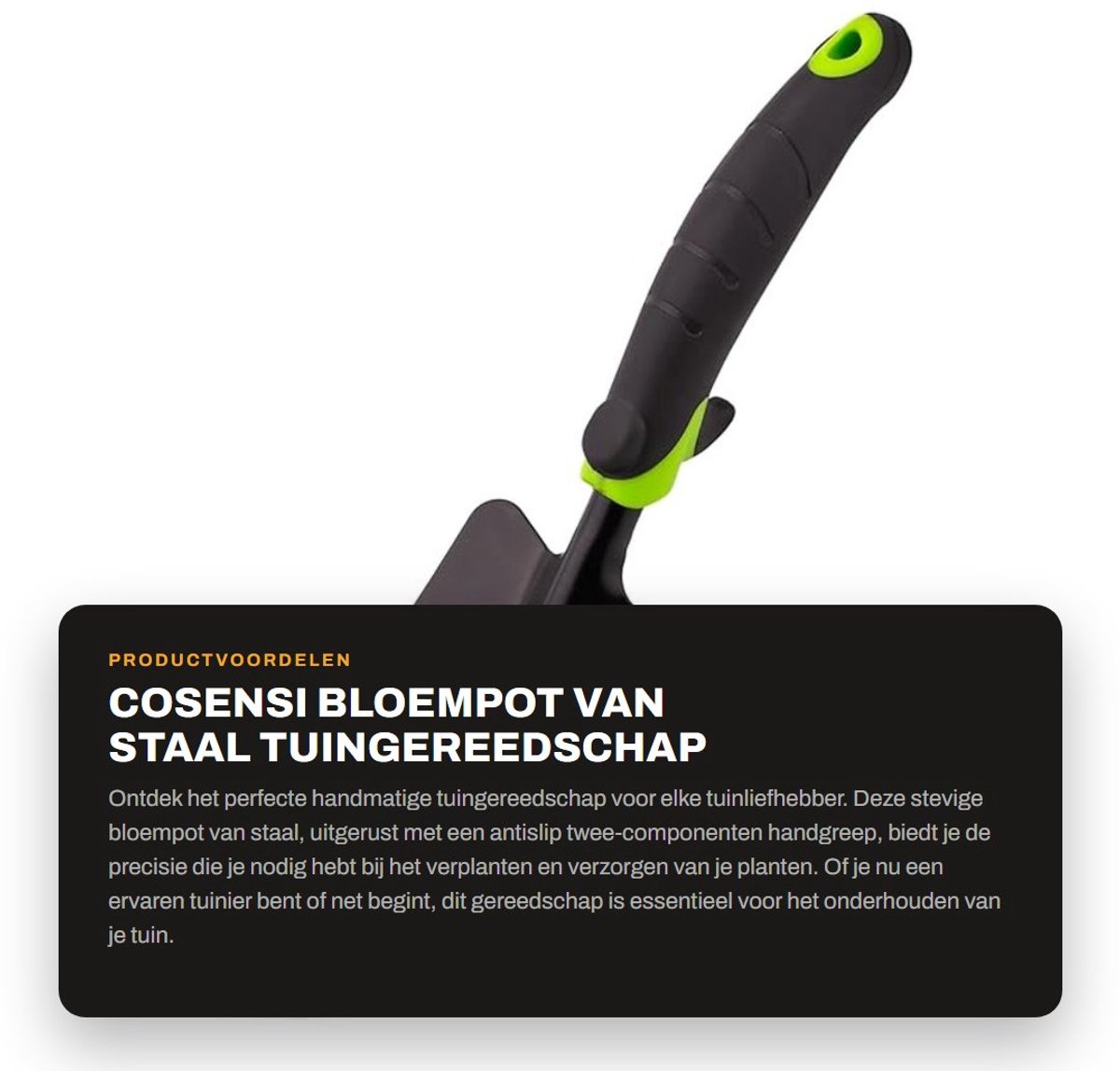 Dailygoody - Bloempot van staal - Tuingereedschap - Handige