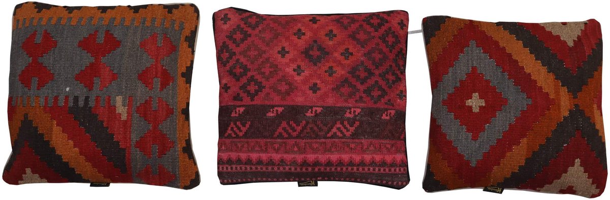 Handgeweven Kilim kussenhoes