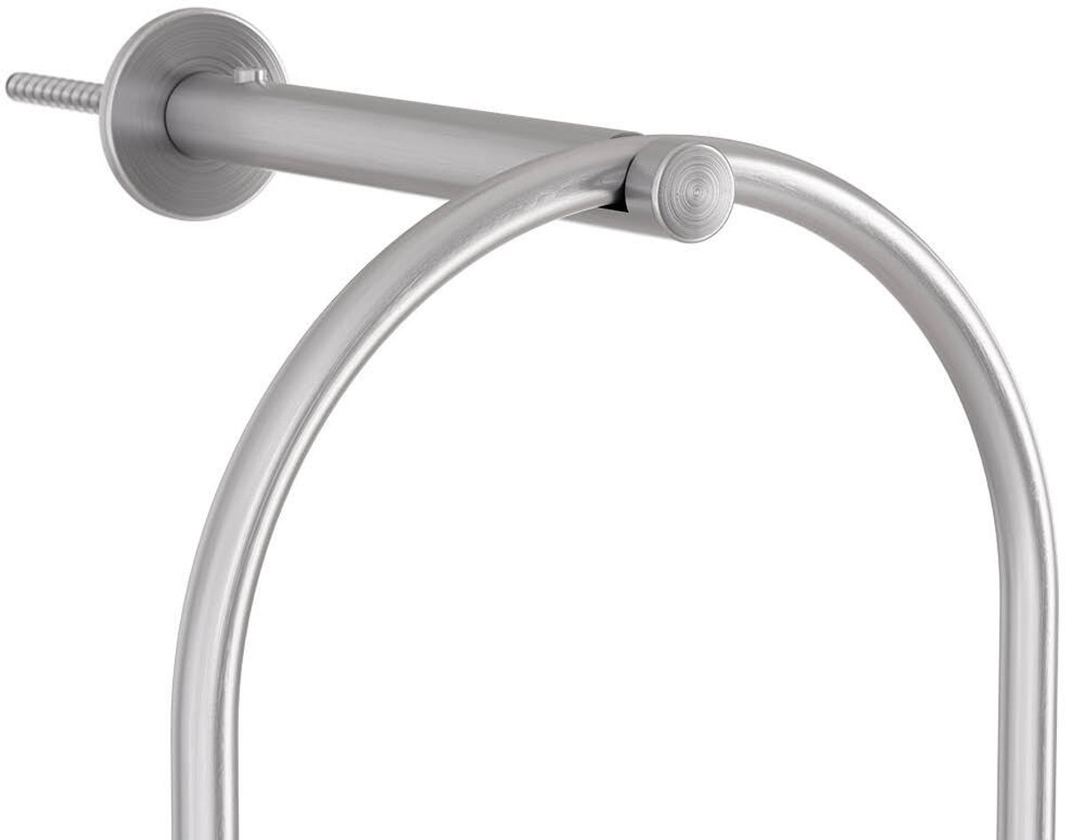 höfats OVAL CANDLE Wandhouder zilver