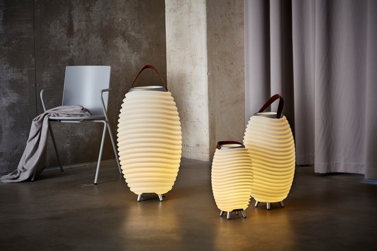 Kooduu Synergy 35 - Wijnkoeler met Bluetooth Speaker én LED Lamp - 41 cm - Bluetooth Speaker - LED Lamp - Dimbaar - Wijnkoeler - Party Speaker - Oplaadbaar - 11 uur Speeltijd - Draagbare Speakerlamp - 3-in-1 van Merkloos — afbeelding 5