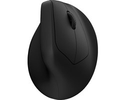 Keychron M5 Ergonomic Muis - Draadloos - 8K Polling Rate - PixArt 3950 - 140 uur Batterij - Zwart