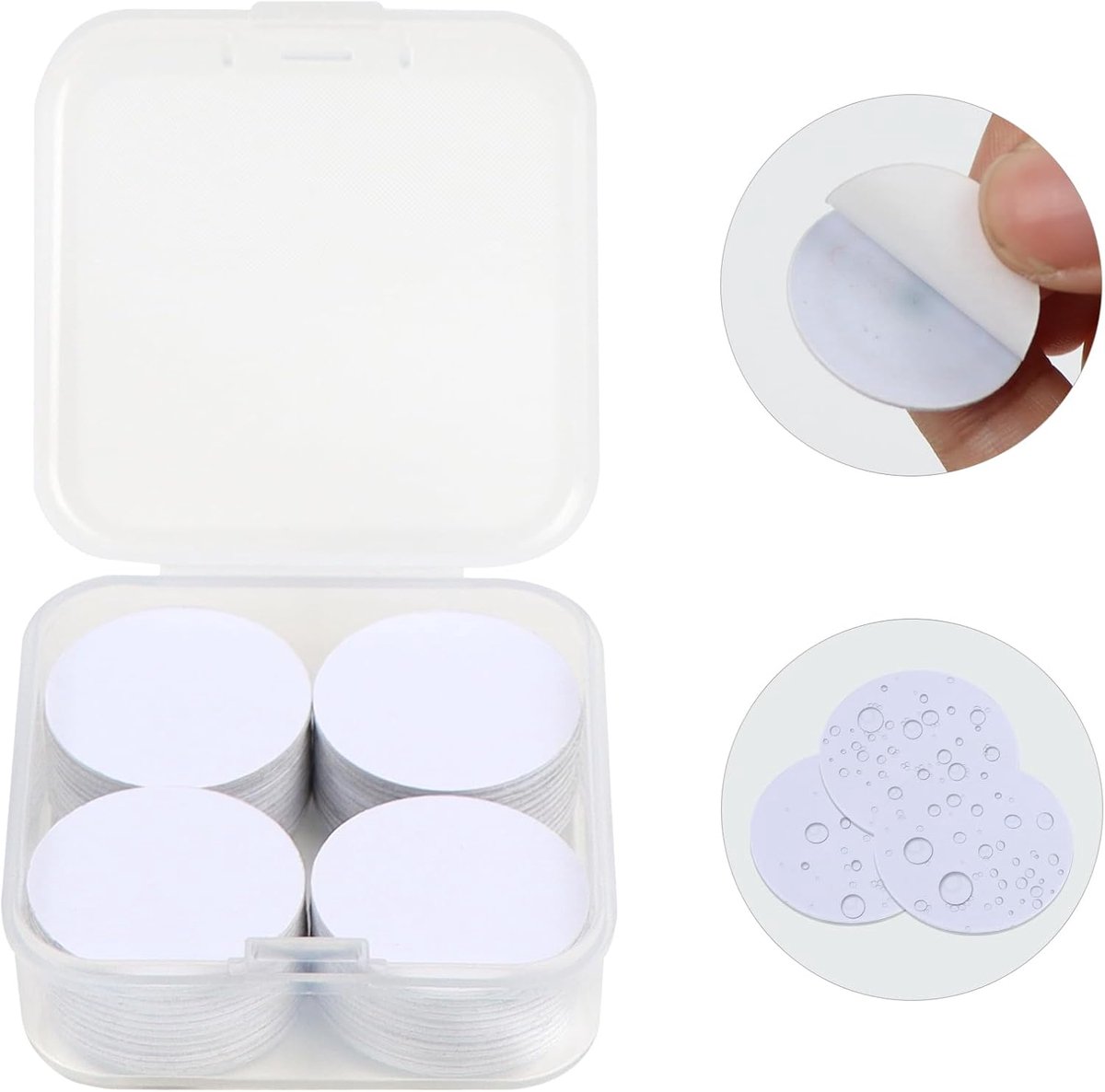 VHV - NFC Tags - 50 ronde NFC stickers zelfklevend - Schrijfbaar en waterbestendig - Smart home