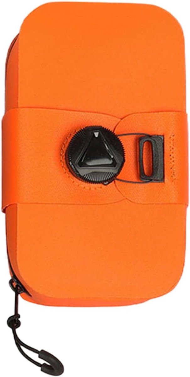 Fiets Zadeltas - Achterzak Fiets - Fietstochten Organiseren - Snelbevestiging Systeem - 0.5 Liter - Oranje