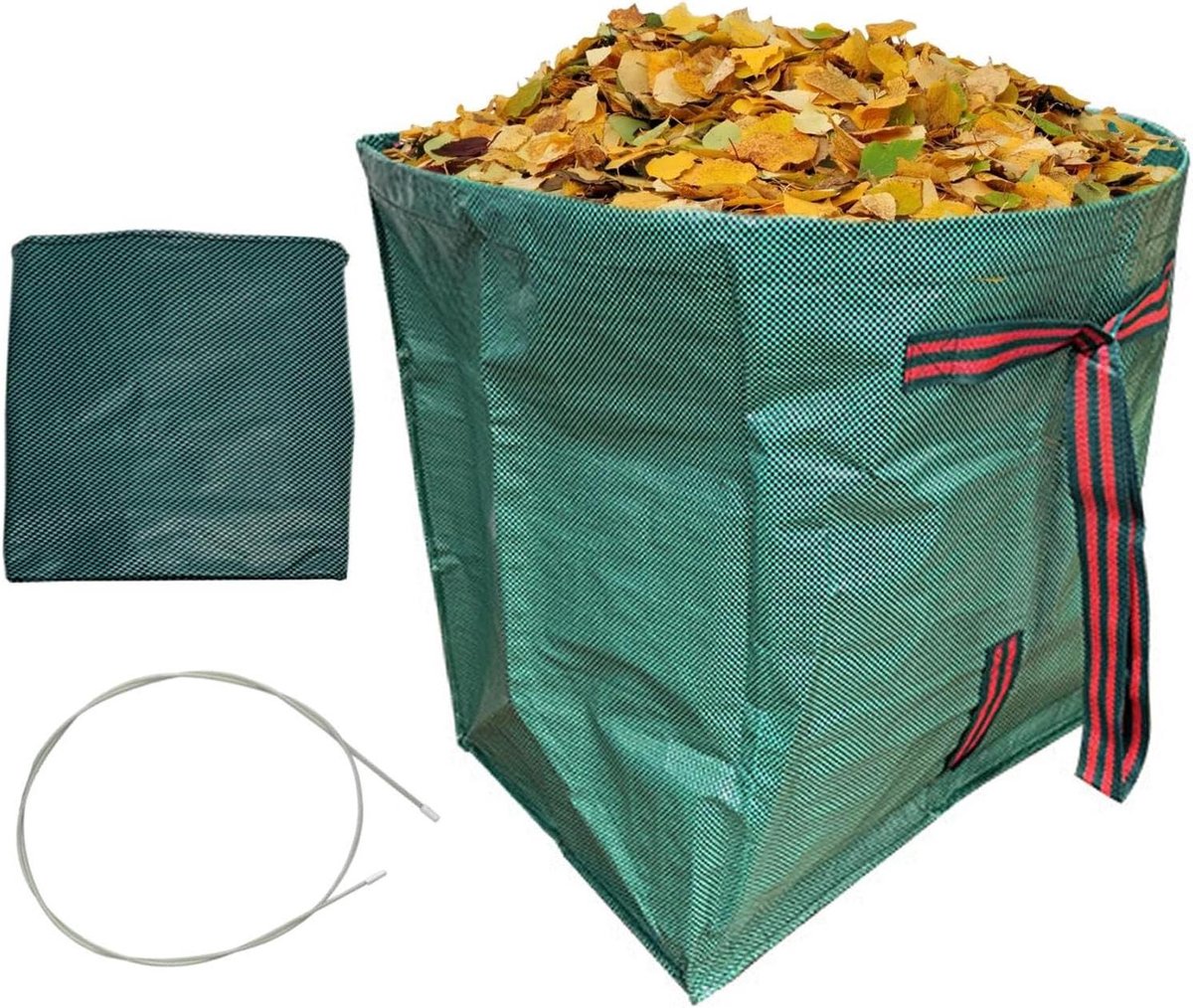 Tuinzakken - Afvalzakken - Tuinafval Verzamelen - Sterk Scheurvast Materiaal - 22 x 30 cm - Groen