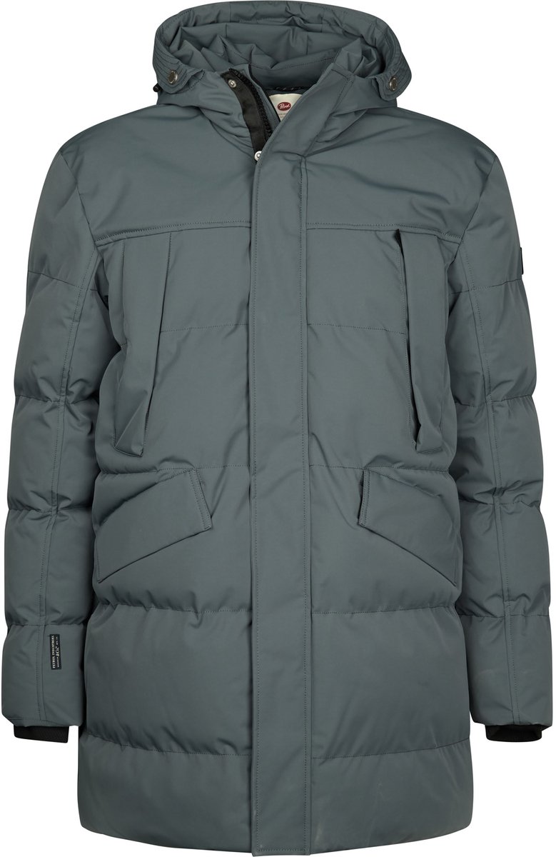 Petrol Industries - Heren Gewatteerde parka ironheights - Groen - Maat XL