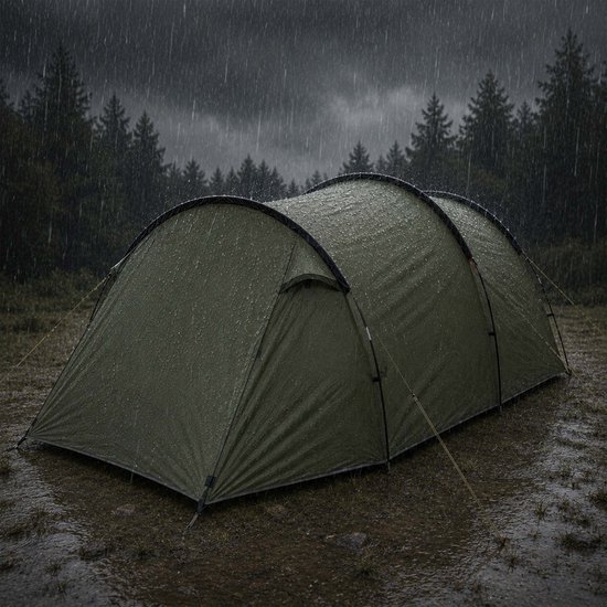 Tunneltent - 420x150x200 cm - groen — afbeelding 4